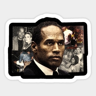 The O.J. Simpson - To many Black Americans Sticker